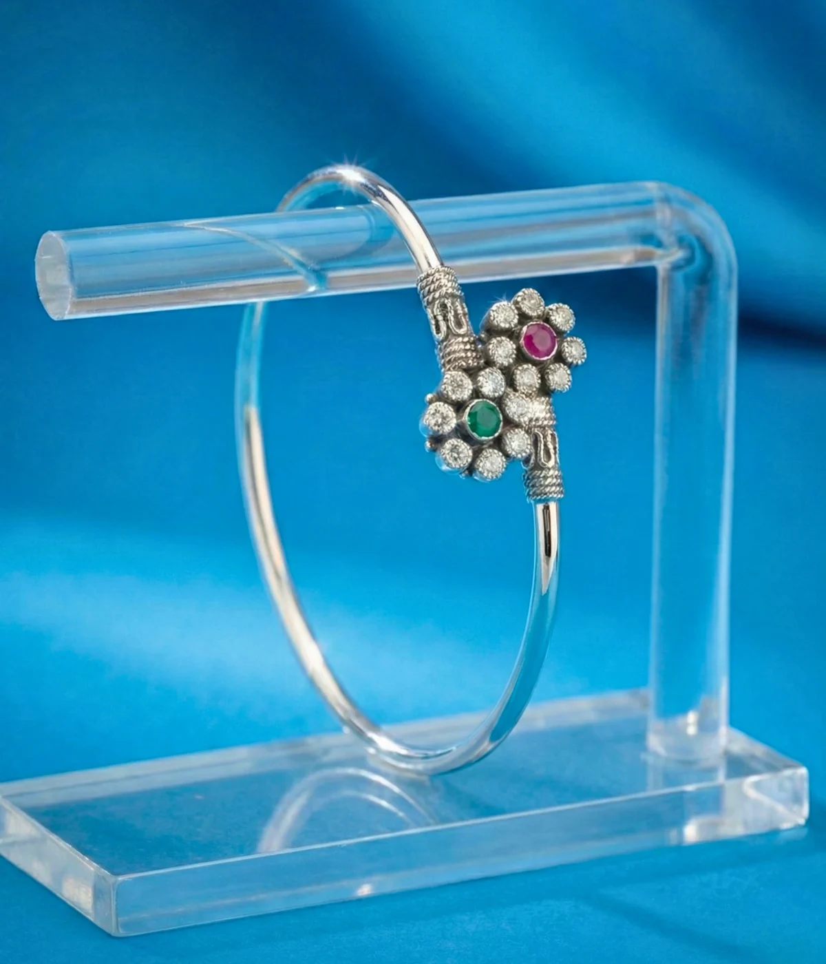 Meher Dual Bloom Kada Anklet (A-162)