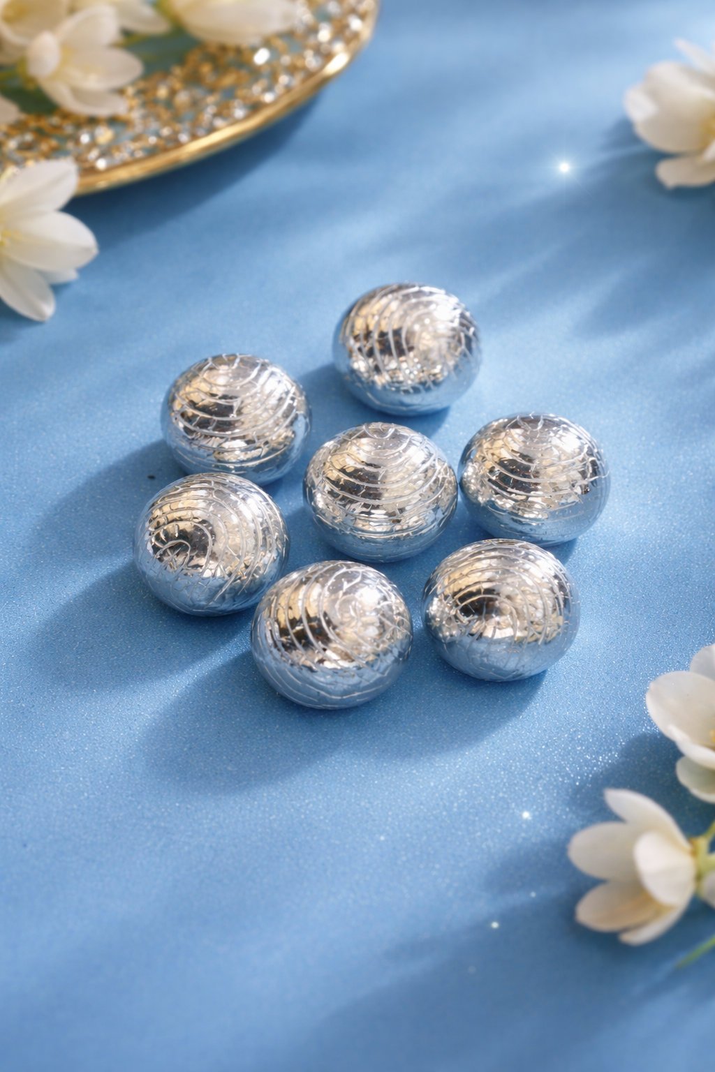 Silver Betel Nut for Pooja Thali (A-12)