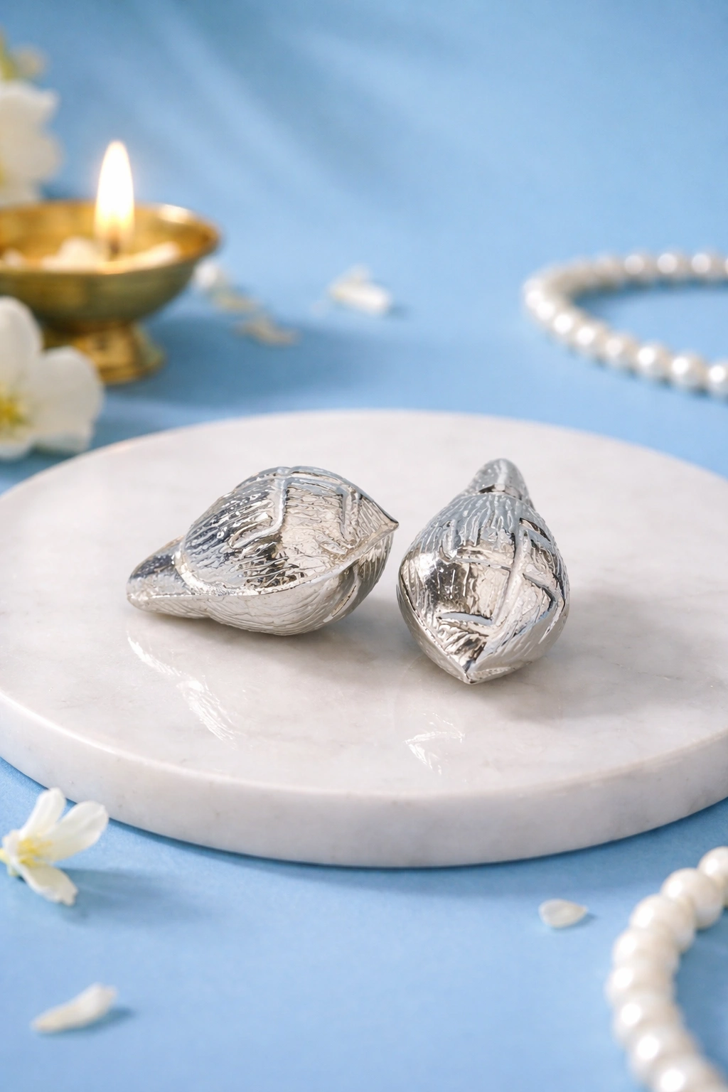 Silver Coconut for Mandir & Pooja Thali (A-15)