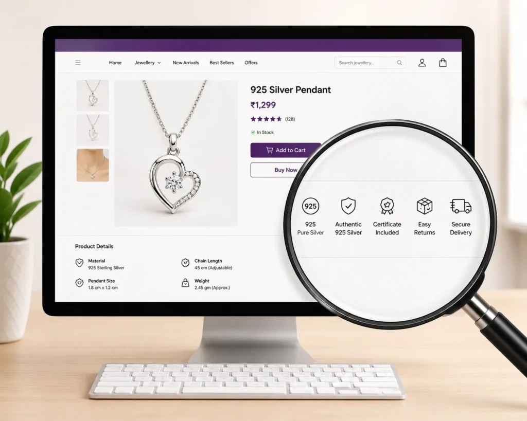 How to Buy 925 Silver Jewellery Online?